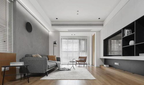 簡約生活，藝術(shù)相伴——100㎡黑白灰空間的設(shè)計(jì)哲學(xué)